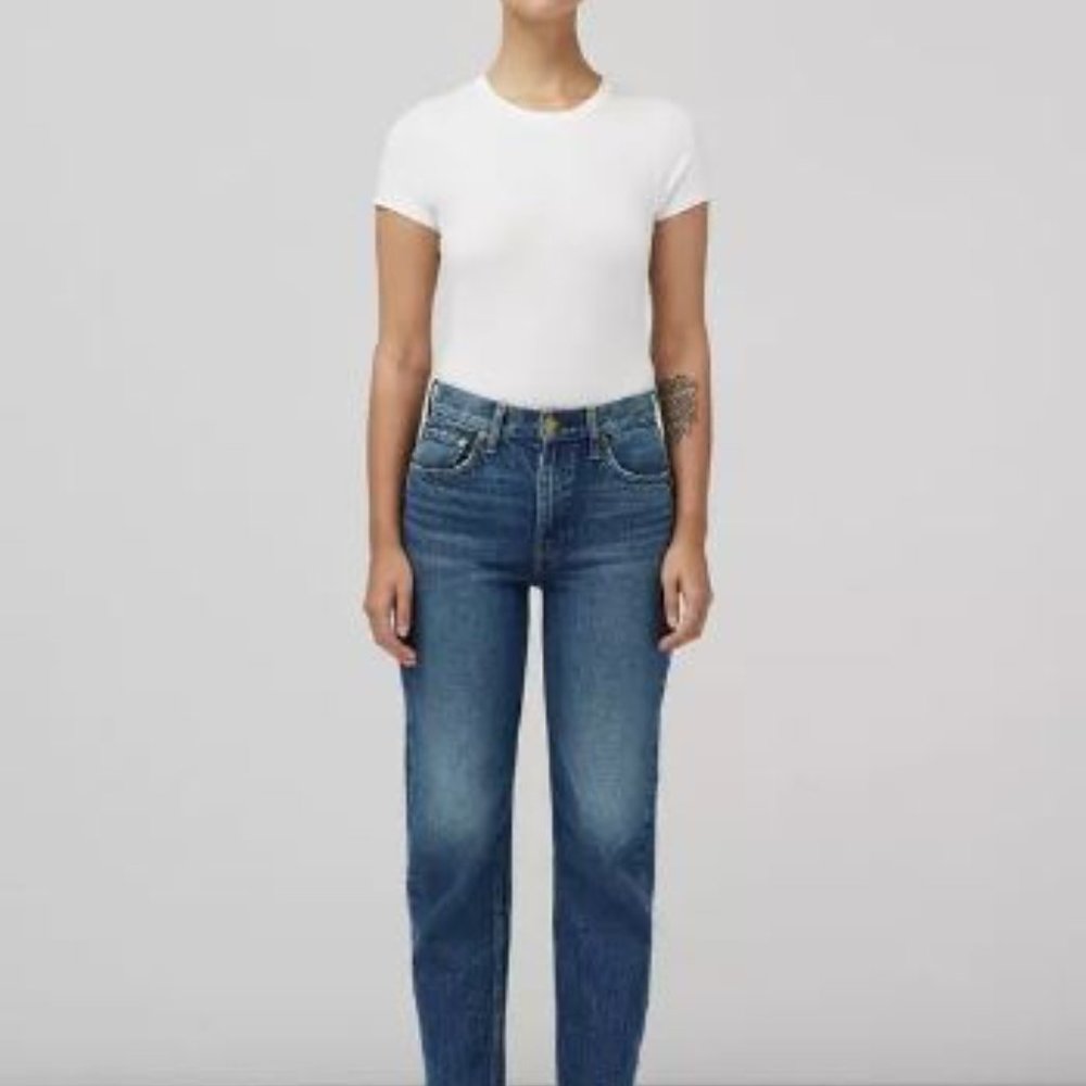 Rag & Bones Mid Rise Jeans Blue